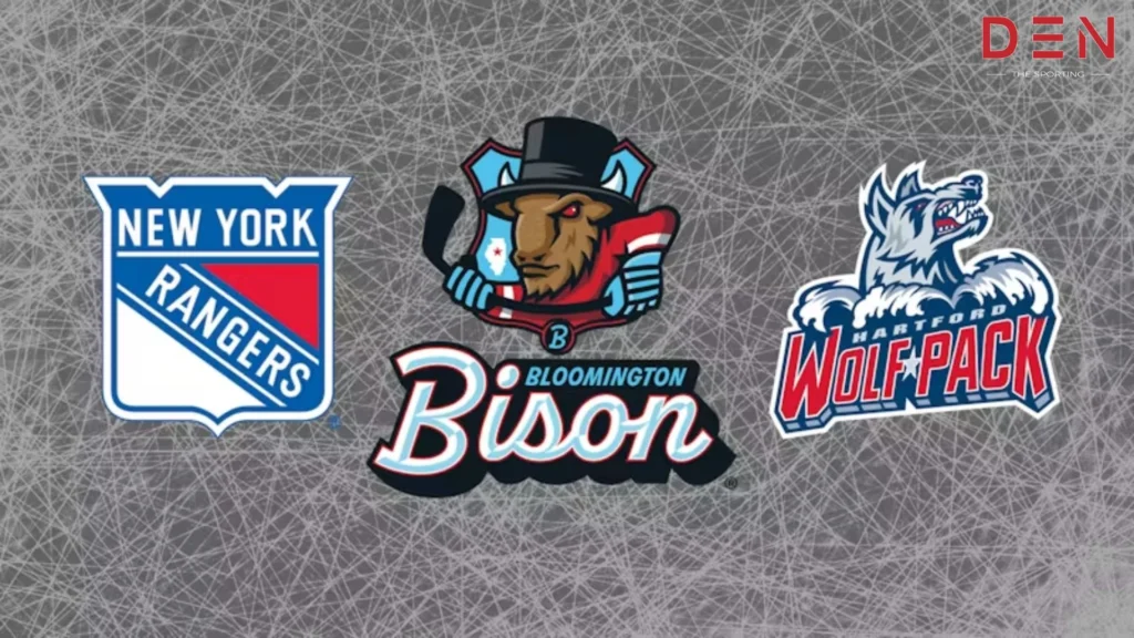Bloomington Bison affiliation with N.Y. Rangers